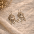 Sunfall Silver Drop Earrings
