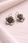 Wild Bloom Silver Earrings
