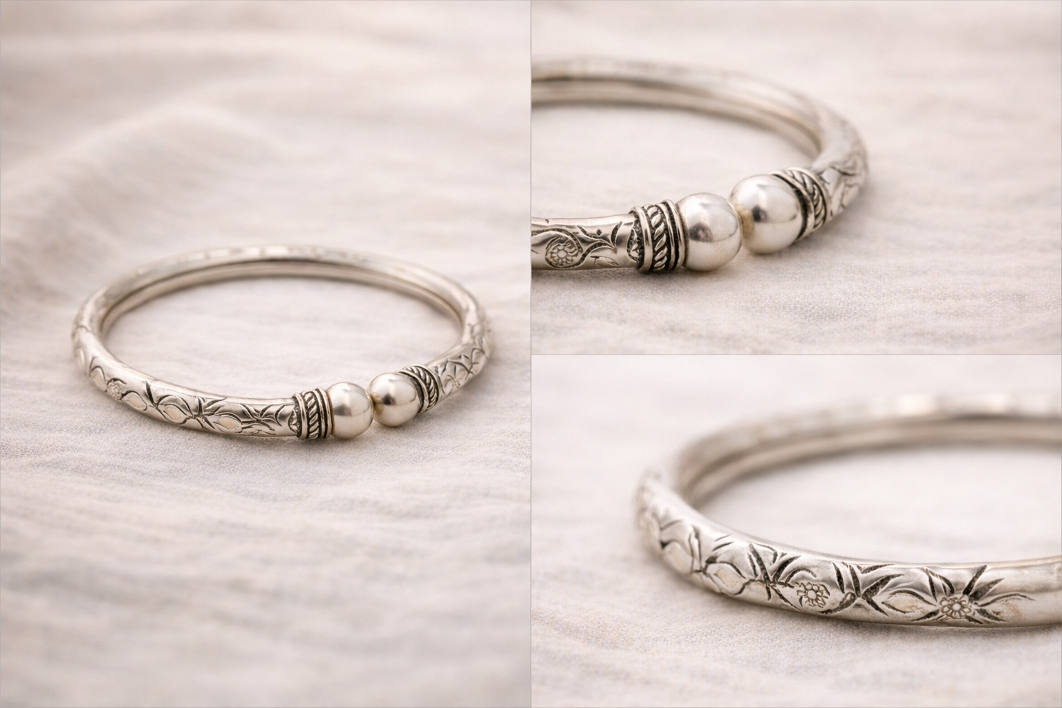 Heirloom Torque Silver | Arm Band and Anklet