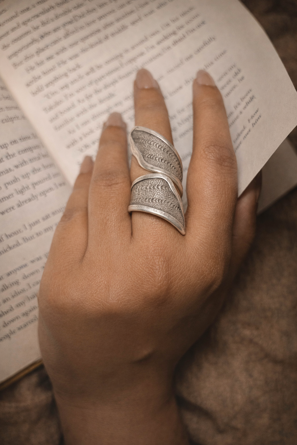 Drift Form Silver Ring