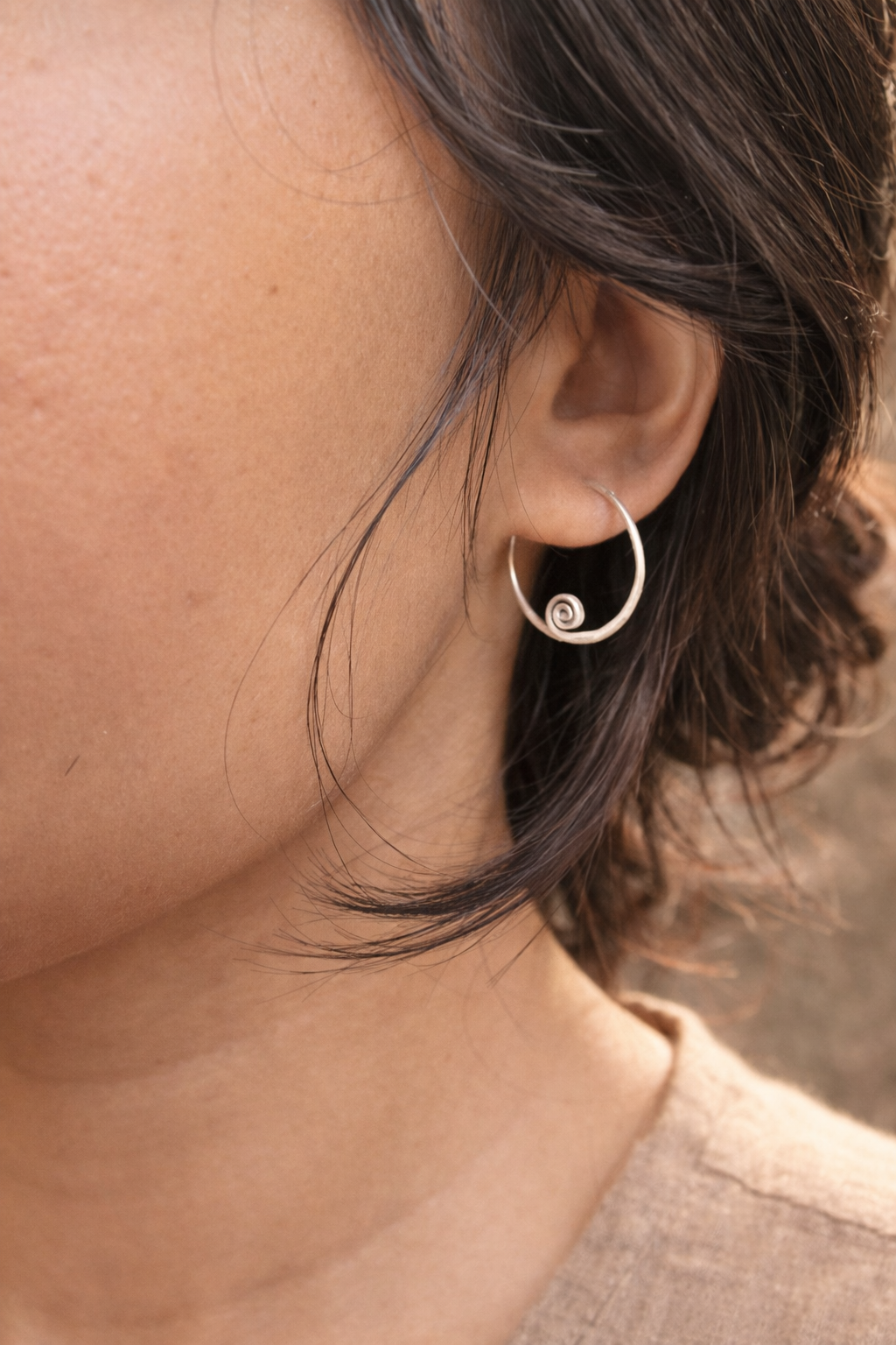 Leher – Silver Earrings
