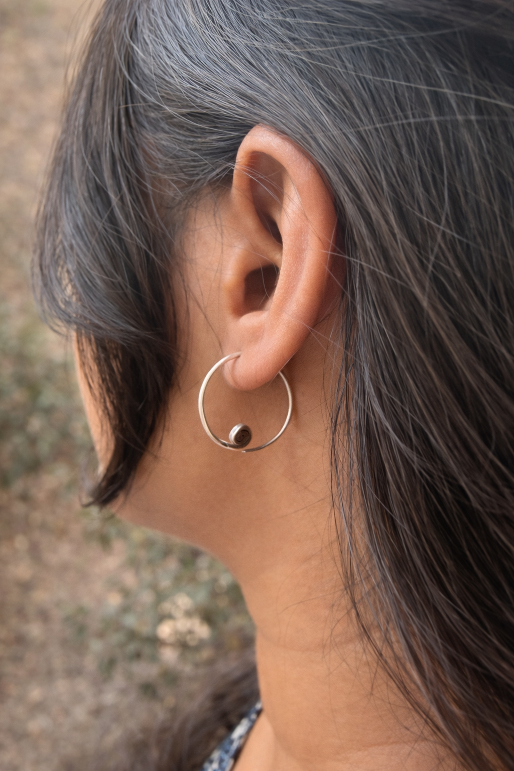 Leher – Silver Earrings