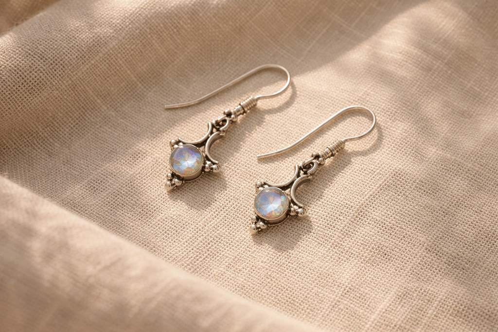 Prabha | Silver Earrings